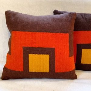 Jonathan Adler wool color block pillow cover